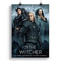 Плакат Відьмак | The Witcher 01