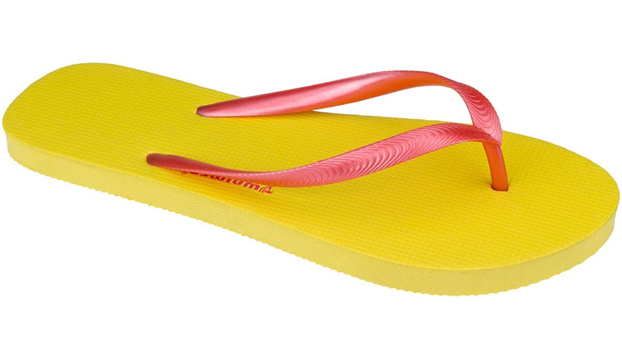 Вьетнамки Waimea 13ES FLIP-FLOPS CUBA WOMEN MIX MIAMI BEACH 40, Желтый/розовый, Вьетнамки - фото 1 - id-p1362620116