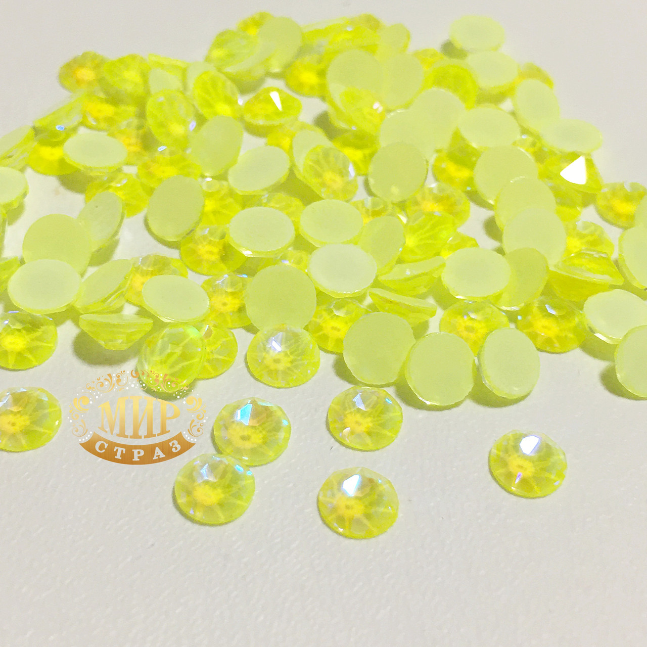 Стрази Xirius Crystals, Neon Yellow AB, ss20 (4,6-4,8 мм), 100 шт.