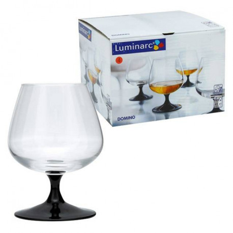 Набір келихів для коньяку LUMINARC Domino 410 мл 4 шт 3030j-9724e