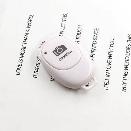 Біла кнопка, пульт Bluetooth для смартфона, фото 2
