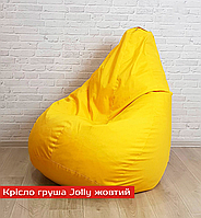 Крісло груша Jolly-M 80см дитяча жовтий