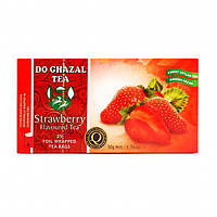 Чай в пакетиках Do Ghazal Strawberry Flavored Tea 25 две газели полуниця Акбар Akbar