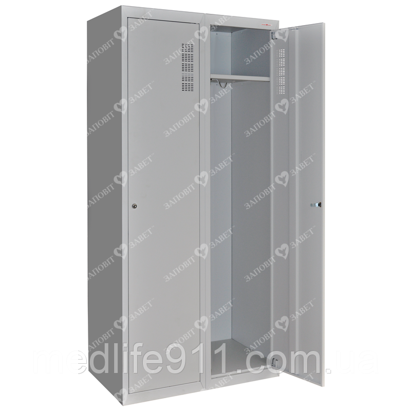Шафа для халатів медична двостулкова ШХМ-2