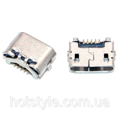 Роз'єм MicroUSB 5pin MC-347 Huawei P8 Y6 Honor 4X 4C 3X Pro G750