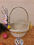 Великодній кошик з декором.Пасхальная корзина. Великодній декор. Кошик для паски., фото 4