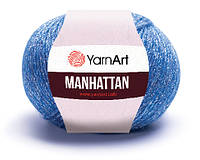 Пряжа Yarnart Manhattan 907 (Ярнарт Манхеттен) шерсть с металликом