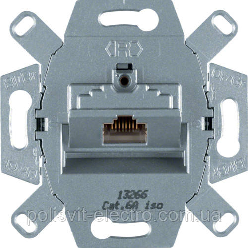 Компьютерная розетка RJ-45 Cat.6, Class A экранированная Berker 4586 (Германия). Получи скидку! - фото 1 - id-p1362688853