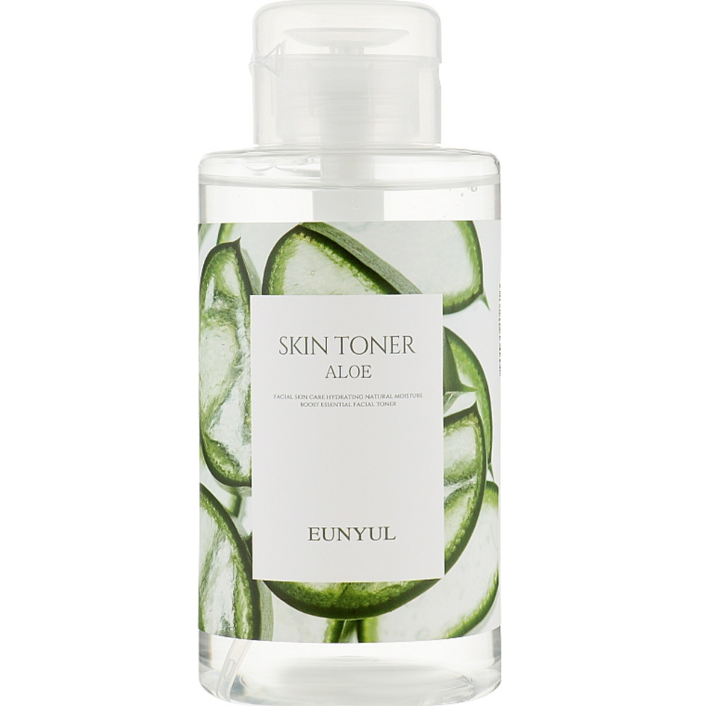 Тонер для обличчя з екстрактом алое вера Eunyul Skin Toner Aloe 500 мл (8809435402616), фото 1