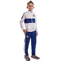 Костюм спортивный детский Zelart Chelsea Челси LD-6132K-CH рост 125-135 см (26) Blue-White