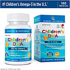 Nordic Naturals Children's DHA  жувальні кульки 250 мг Omega-3 на порцію, дітям 3-6 років, полуниця, 180 шт, фото 8