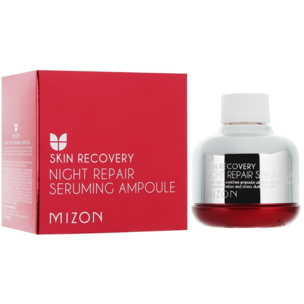 Відновлююча нічна сироватка для втомленої шкіри Mizon Night Repair Seruming Ampoule 30 мл (8809587521159)