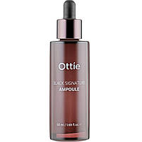 Ампульна омолоджуюча сироватка з муцином равлика Ottie Black Signature Ampoule - 50 мл (8809276016348), фото 4