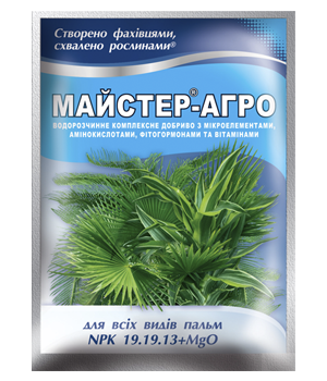 Добриво Майстер-Агро для всіх видів пальм 25 г, Караван, фото 1