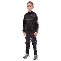 Костюм спортивный детский Zelart Juventus Ювентус LD-6122K-J рост 125-135 см (26) Black-White