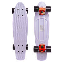 Скейт пенни борд фиш Fishskateboards Penny Board SK-401-37: белый/черный