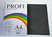 Бумага офисная черная двухсторонняя А4 Profi Deep BLACK