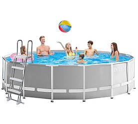 Каркасний басейн Intex, 457х122 см (сходи, тент, підстилка)