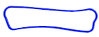 Прокладка кришки двигуна ЯМЗ-236 236-1003270, фото 3