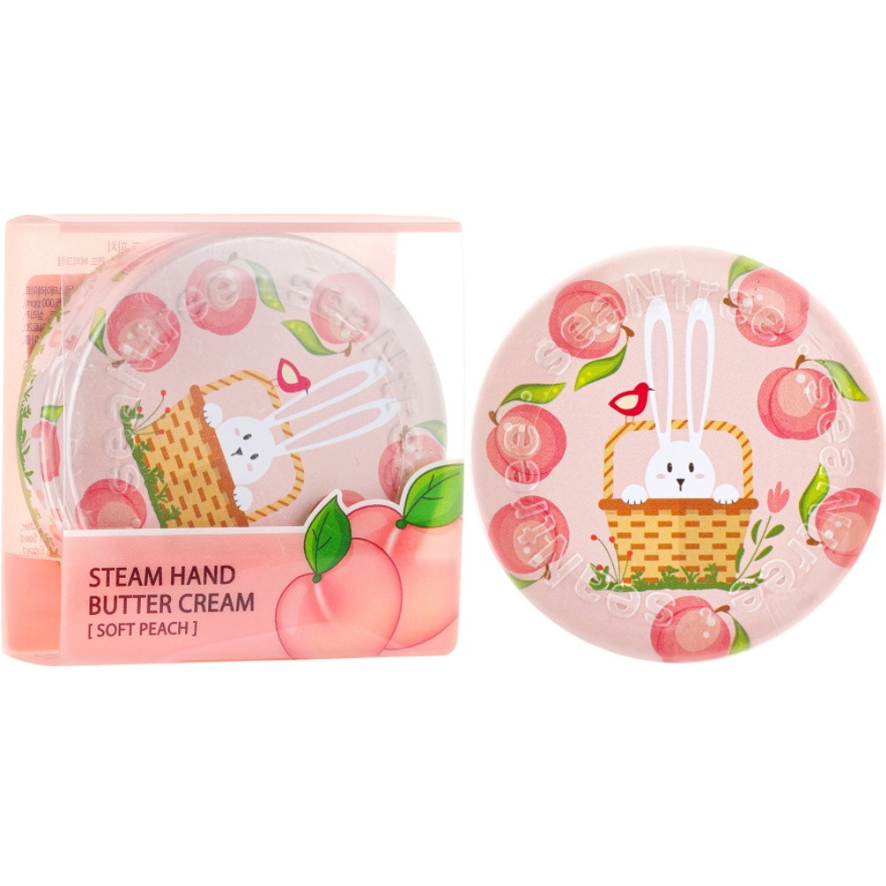 Паровий крем для рук з персиком SeaNtree Steam Hand Butter Cream Soft Peach 35 г (8809476697996)