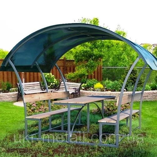 Купить Беседка металлическая для дачи / Беседка для дома, цена 16500 ...