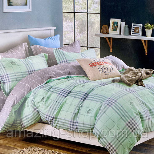 Евро комплект постельного белья 180*200+20см с простыню на резинке ...