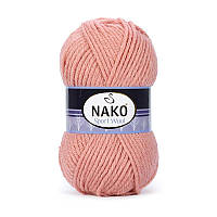 Толстая пряжа Nako Sport Wool (нитки для вязания полушерсть Нако Спорт Вул) 25% шерсть 75% акрил-№ 2807