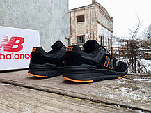 Чоловічі кросівки New Balance 997H Black/Orange чорні з жовтогарячим, фото 6