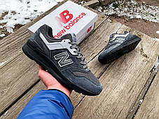 Чоловічі кросівки New Balance 997H Grey/Black сірі з чорним, фото 4