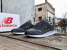 Чоловічі кросівки New Balance 997H Grey/White сірі з білим, фото 3