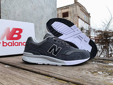 Чоловічі кросівки New Balance 997H Grey/White сірі з білим, фото 1