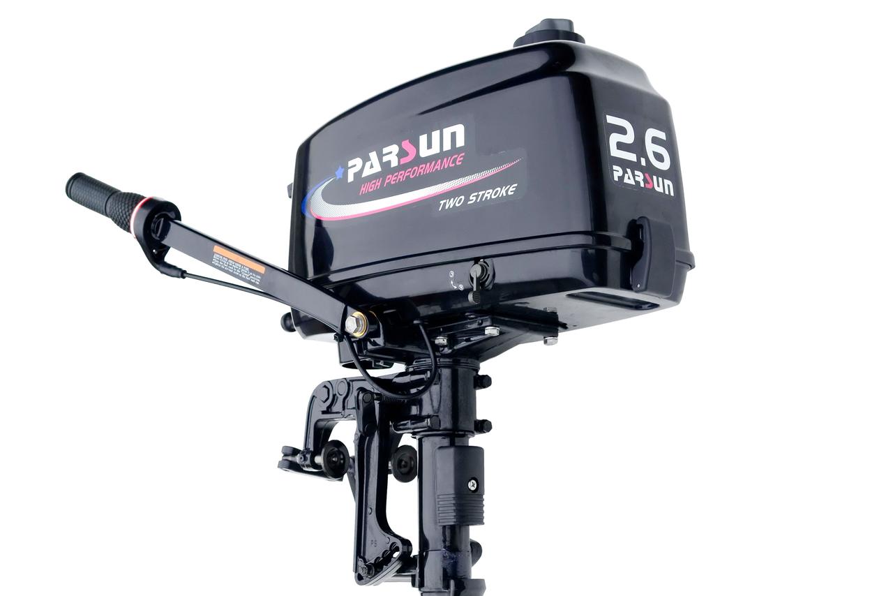 Човновий двигун Parsun T2.6С BMS. Купити човновий мотор Парсун 2.6 БМС двотактний, фото 1