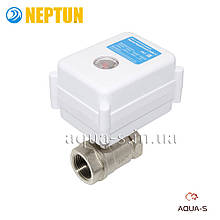 Кран з електроприводом Neptun Aquacontrol 220B 1/2" для систем контролю протікання (Нептун)