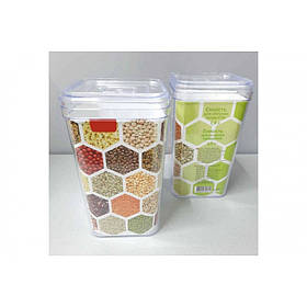 Ємність для сипучих продуктів 1.3 л Алеана 168025 прозорий