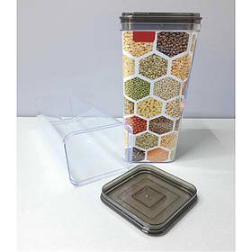 Ємність для сипучих продуктів 2,25 л Алеана 168026 прозорий