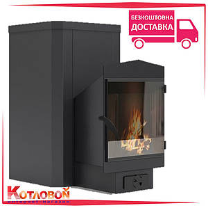 Піч для лазні/сауни Канада Везувій (Canada) Класик 20 м3, з виносом та склом