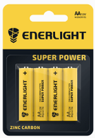 Батарейки ENERLIGHT SUPER POWER AA 1.5V 820mAh. BLI 4 (комплект 4 шт.)