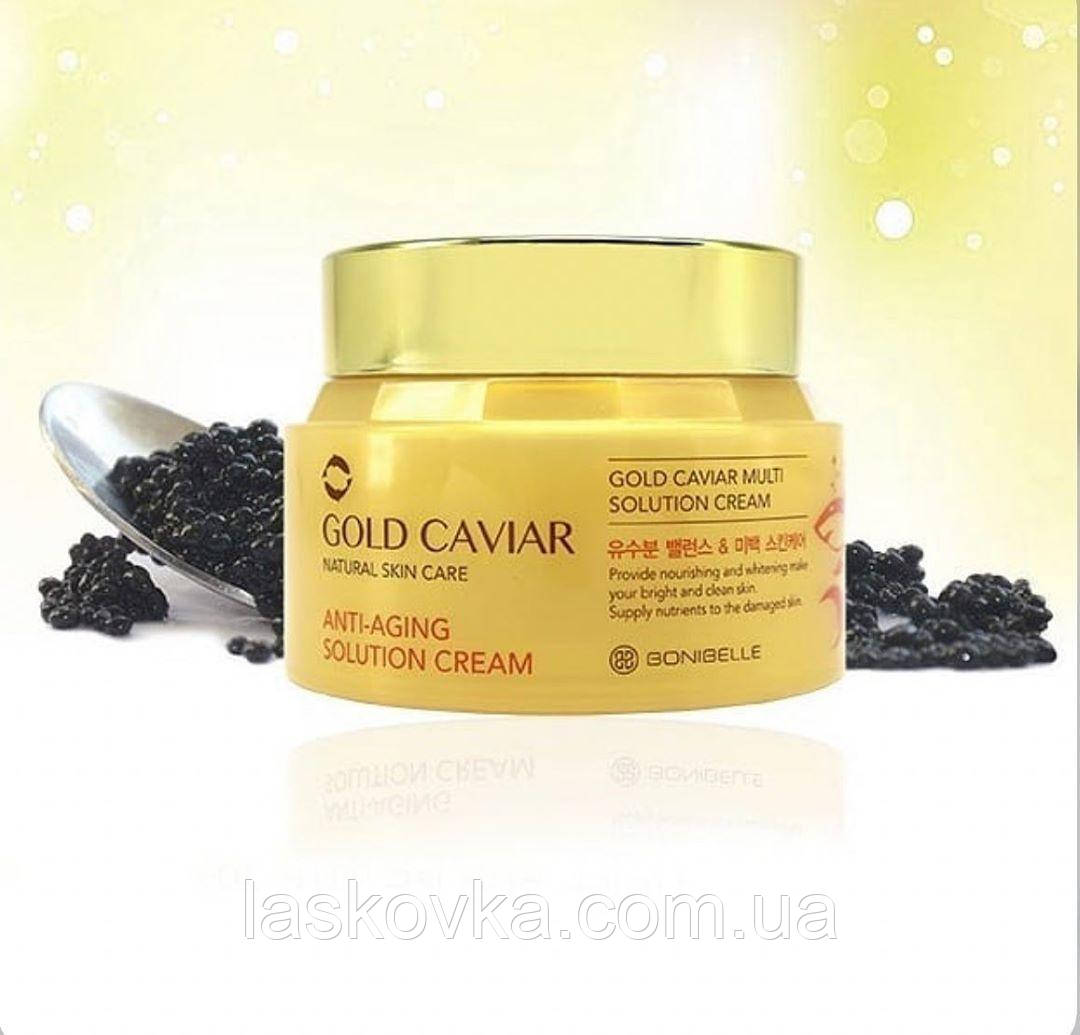Антивіковий крем з екстрактом ікри ENOUGH Bonibelle Gold Caviar Anti-Aging Solution Cream, фото 1