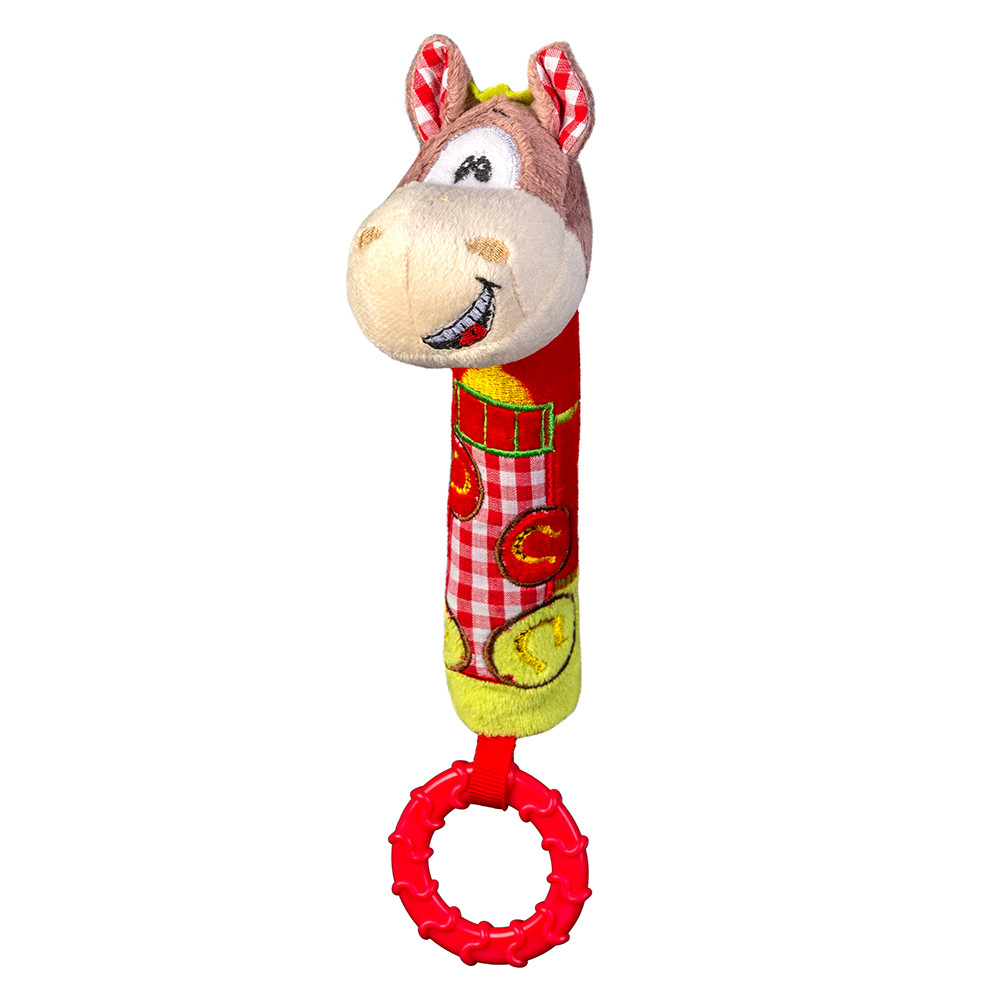 Іграшка з пищалкою "Веселий коник" BabyOno (5901435402818)
