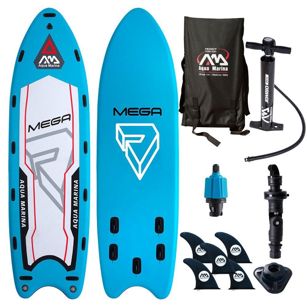 SUP доска 18.1 Aqua Marina Mega BT-18ME. Купить доску САП Аква Марина Мега, сапборд.