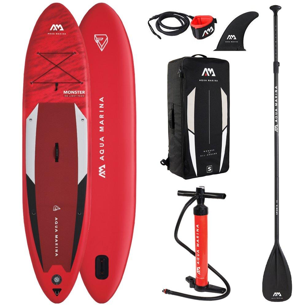 Надувна дошка SUP для подорожей Aqua Marina Monster 12" BT-21MOP. Купить доску САП Аква Марина Монстр