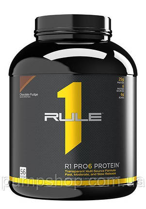 Багатокомпонентний протеїн Rule 1 Proteins R1 Pro6 1848 г (56 порц.), фото 1