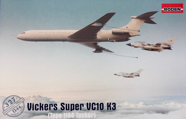 Пластикова модель 1/144 Roden 327 далекомагістральний авіалайнер Vickers Super VC-10 K3 Type 1164 Tanker, фото 1