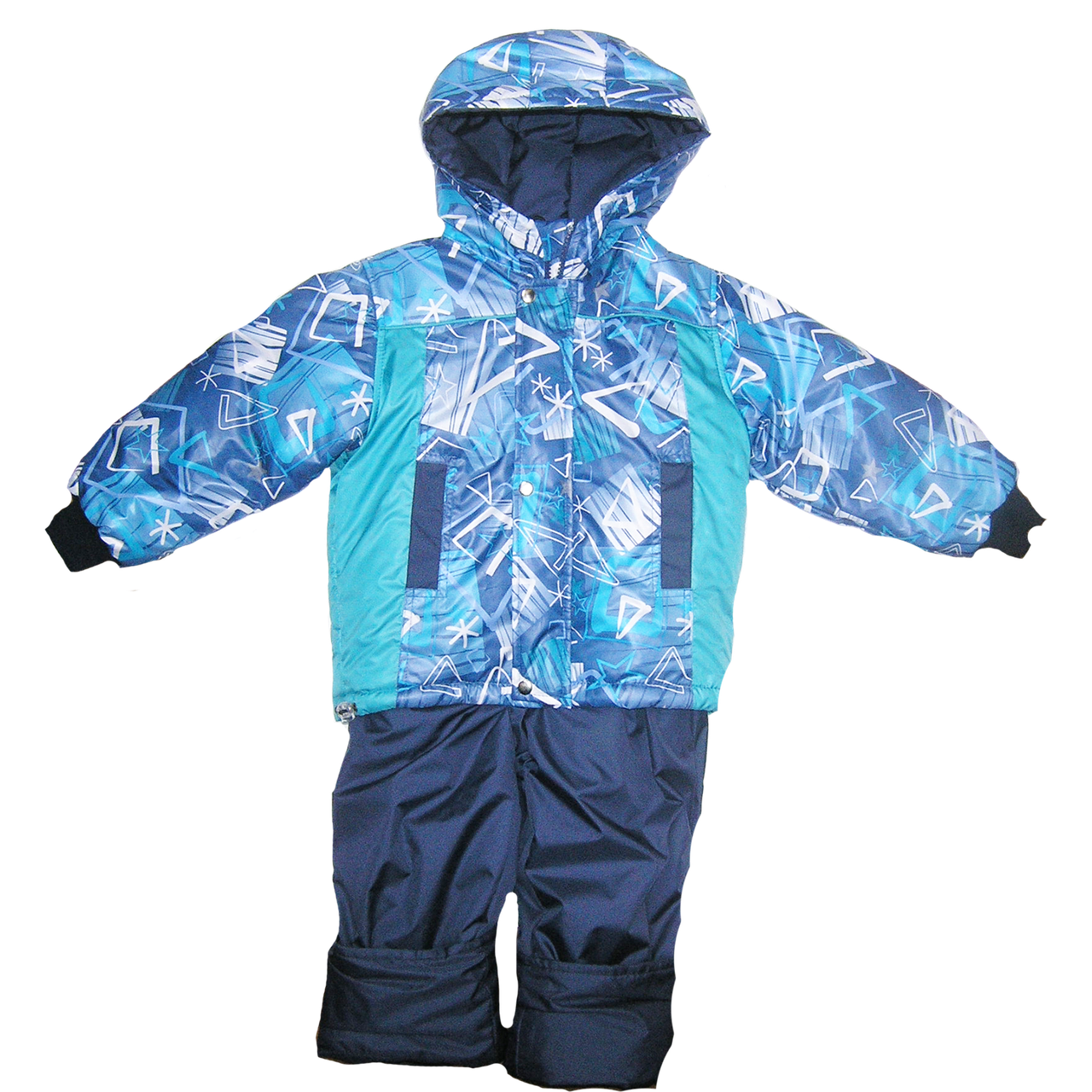 Дитячий весняний, осінній комбінезон р. 98,104, (штани на шлейках і куртка) на флісі і тканини холлофайбер,
