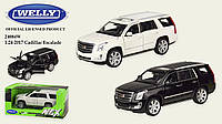 Машина металева WELLY 1:27 CADILLAC ESCALADE відкриваються двері капот 24084W