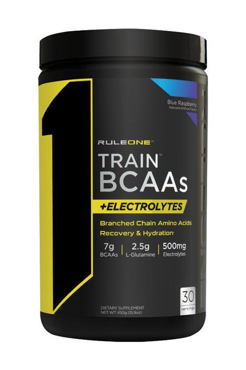 Амінокислоти+електроліти Rule One R1 Train BCAAs+Electrolytes 450 г (30 порц.) ( аналог Xtend )