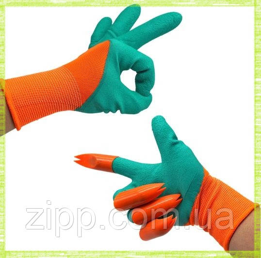 Садові рукавички Garden Genie Gloves, Гарден Джені Гловес,Garden Genie Gloves садові, фото 1