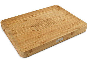 Дошка обробна багатофункціональна "Cut&Carve™ Bamboo" 40х30х3.5см з бамбука Joseph Joseph
