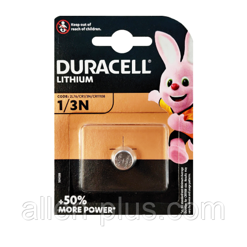 Батарейка літієва DURACELL Lithium 1/3N 1pc BLISTER CARD