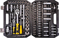 Набір ключів і насадок торцевих MASTERTOOL 78-5094, CV 1/4" і 1/2" 94 шт, фото 5